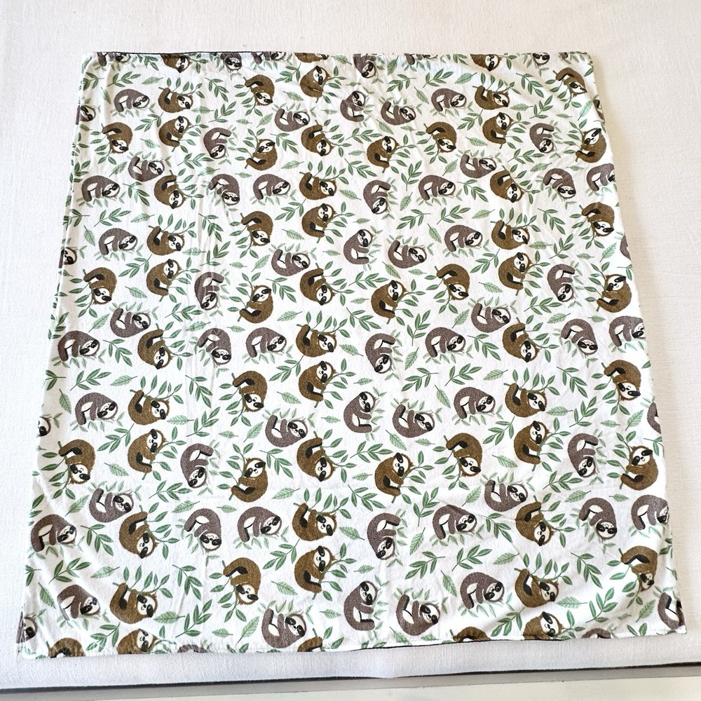 Handmade Sloth Baby Blanket Hobby Lobby Sleepy Jungle Fabric